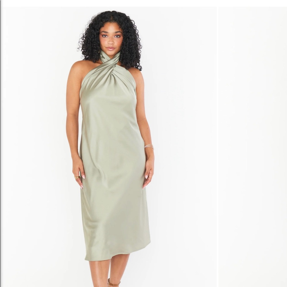 Show Me Your MuMu Jasmine Halter Dress Midi